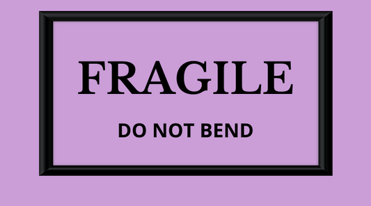 Fragile Do Not Bend Sticker | ikartzshop