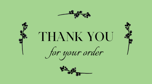 Thank You For Your Order Sticker | ikartzshop
