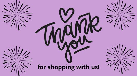 Thank You For Shopping With Us ! Sticker | ikartzshop