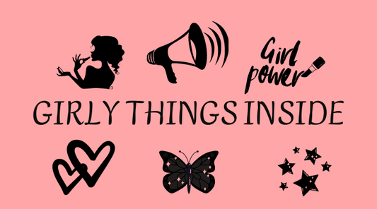 Girly Things Inside Sticker | ikartzshop