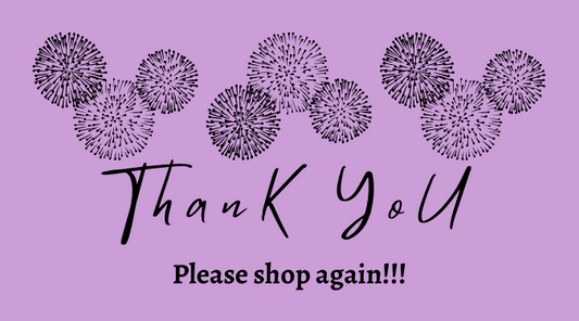 Thank You Please Shop Again Sticker | ikartzshop