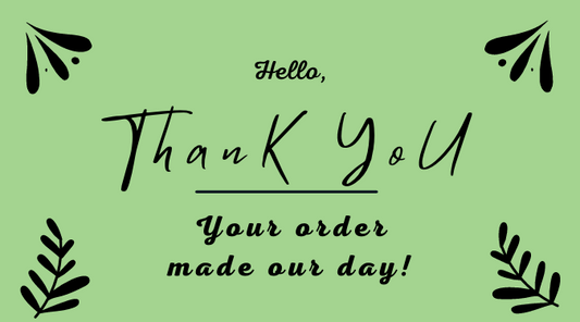 Thank You Your Order Made Our Day Sticker | ikartzshop