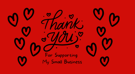 Thank You For Supporting My Small Business Sticker | ikartzshop